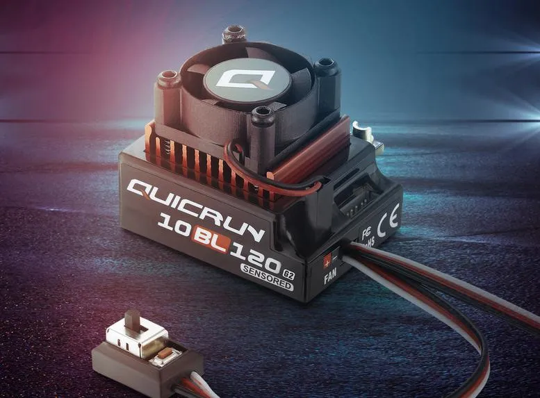 Hobbywing QuicRun 120A ESC Sensored 2-4S Car 1/10 - Image 3