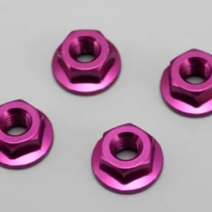 Yokomo - Purple "flange" wheel nuts