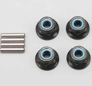 Yokomo - Wheel nuts + hex hubs/ spur gear mount