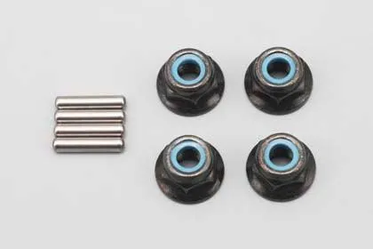 Yokomo - Wheel nuts + hex hubs/ spur gear mount