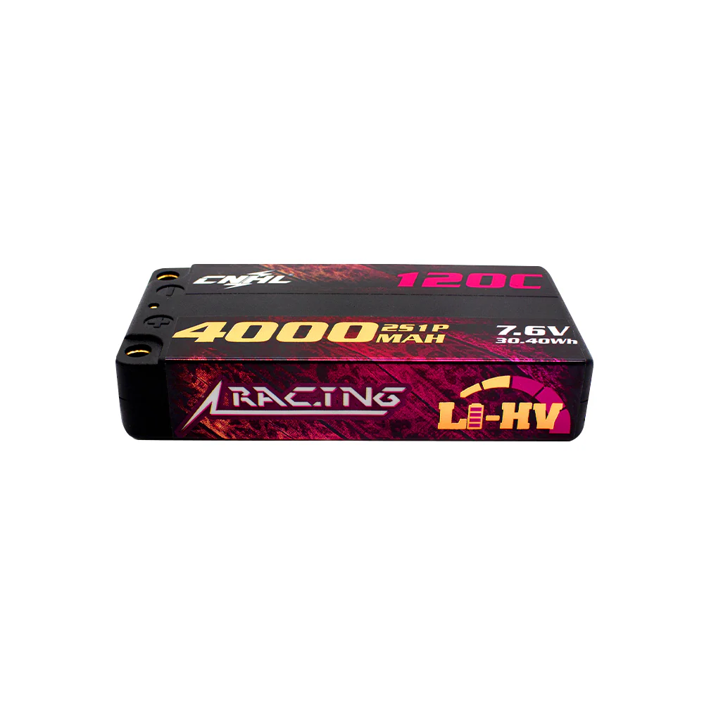 CNHL Ultra-Thin Racing Series LiHV 4000mAh 7.6V 2S 120C Shorty Hard Case LiPo Battery with EC3 Plug - Image 4