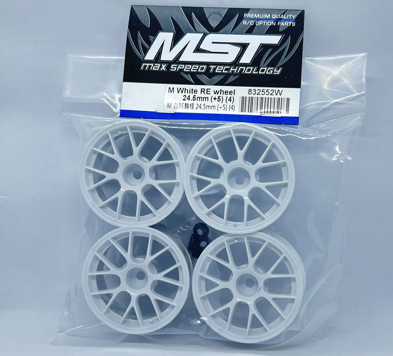 MST - MINI RE 24.5mm M chassis RMX +5 White - Image 2