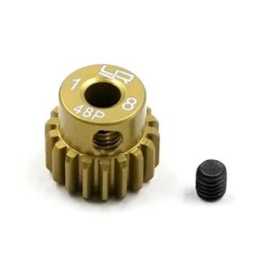 Yeah Racing - Universal 1/10 540 motor pinion - 48dp - 18T teeth