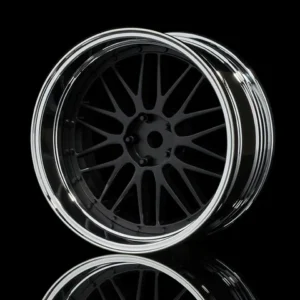 MST - LM wheels, adjustable offset, chrome / matte black